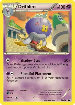 BW Black Star Promos Drifblim Pokémon card